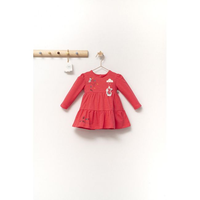 Rochita Scufita rosie pentru fetite, Tongs baby (Culoare: Roz, Marime: 6-9 luni) JEMtgs_4367_3