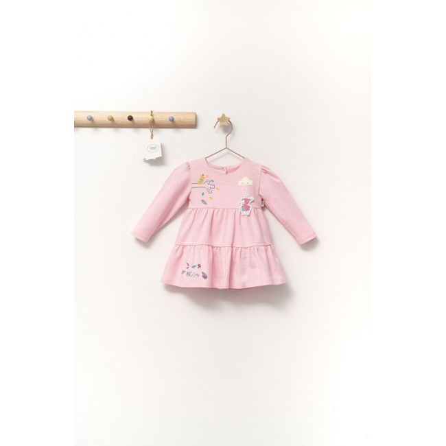 Rochita Scufita rosie pentru fetite, Tongs baby (Culoare: Roz, Marime: 6-9 luni) JEMtgs_4367_3