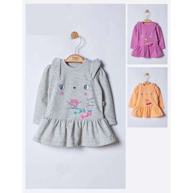 Rochita Sweets pentru fetite, Tongs baby (Culoare: Mov, Marime: 12-18 Luni) JEMtgs_4047_5