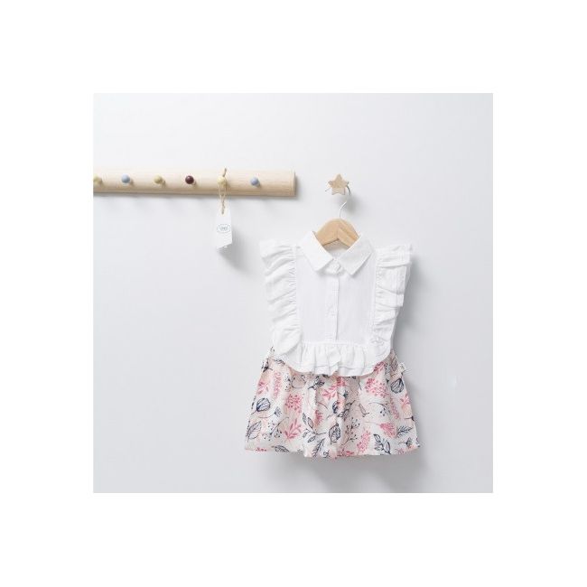 Rochita de fetita Barcelona, Tongs baby (Culoare: Verde, Marime: 6-9 luni) JEMtgs_3816_3