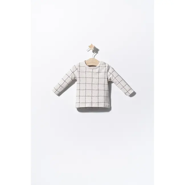 Set salopeta cu catelusi si bluzita pentru bebelusi, Tongs baby (Culoare: Albastru, Marime: 9-12 luni) JEMtgs_2907_3
