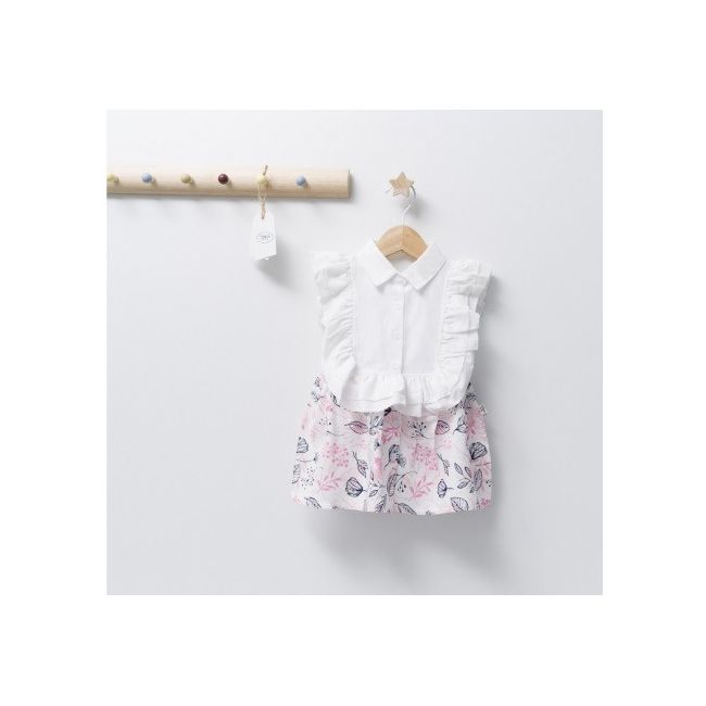Rochita de fetita Barcelona, Tongs baby (Culoare: Somon, Marime: 9-12 luni) JEMtgs_3816_14