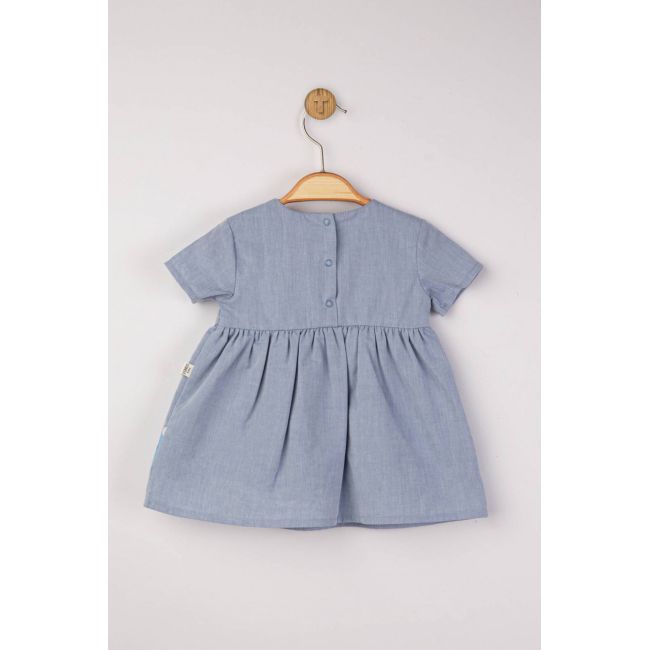 Rochita eleganta cu broderie pentru fetite, Tongs baby (Marime: 18-24 Luni, Culoare: Ecru) JEMtgs_3806_7