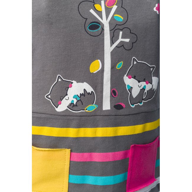 Rochita pentru fetite Colorful autum, Tongs baby (Culoare: Albastru, Marime: 12-18 Luni) JEMtgs_4438_1