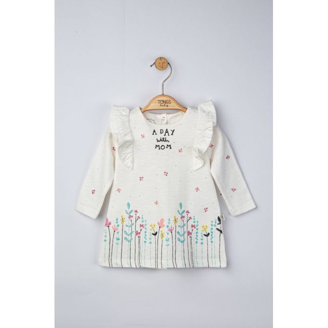 Rochita pentru fetite Picnic cu volanase, Tongs baby (Culoare: Mov, Marime: 18-24 Luni) JEMtgs_4057_2