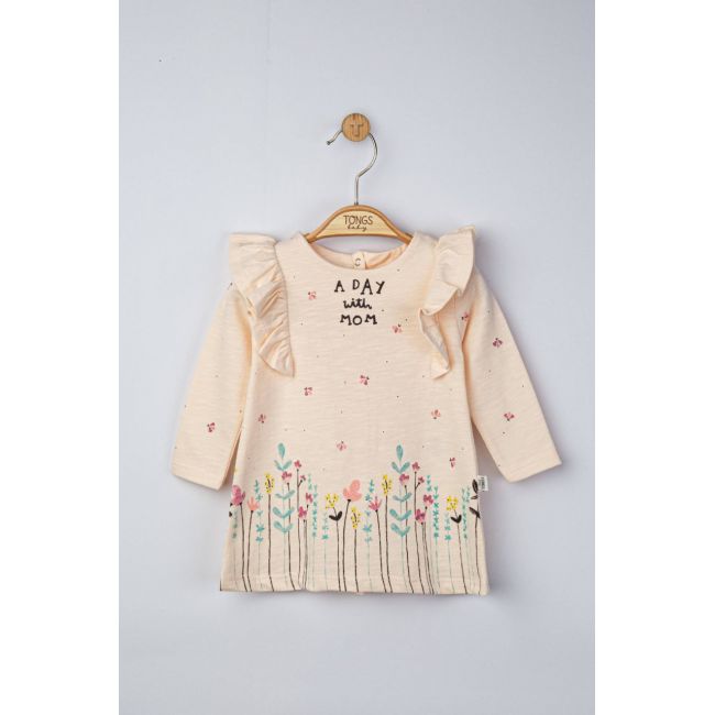 Rochita pentru fetite Picnic cu volanase, Tongs baby (Culoare: Mov, Marime: 18-24 Luni) JEMtgs_4057_2