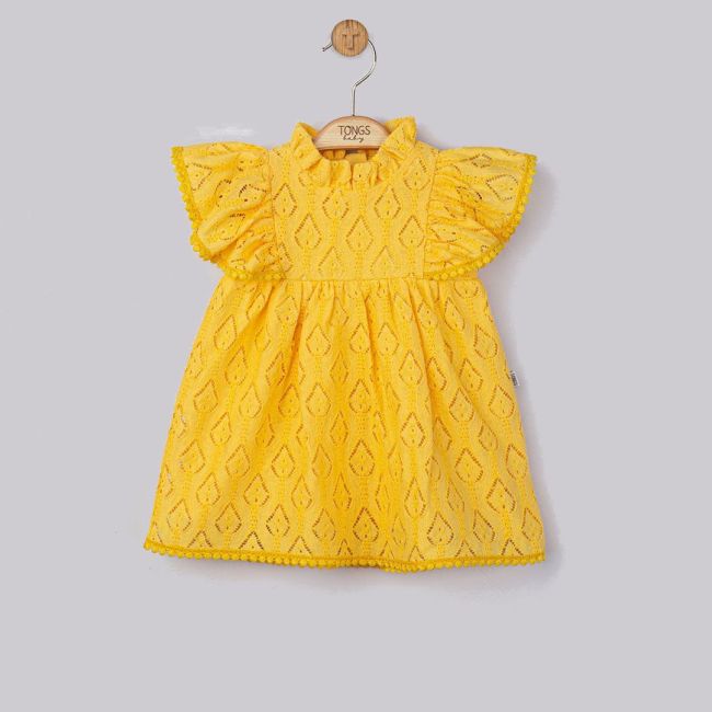 Rochita pentru fetite Sofia, Tongs baby (Culoare: Galben, Marime: 9-12 luni) JEMtgs_3809_14