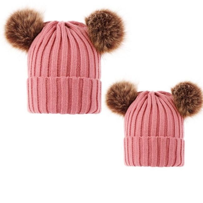 Set caciuli mama copil (Culoare: Alb) JEMdrl1149c
