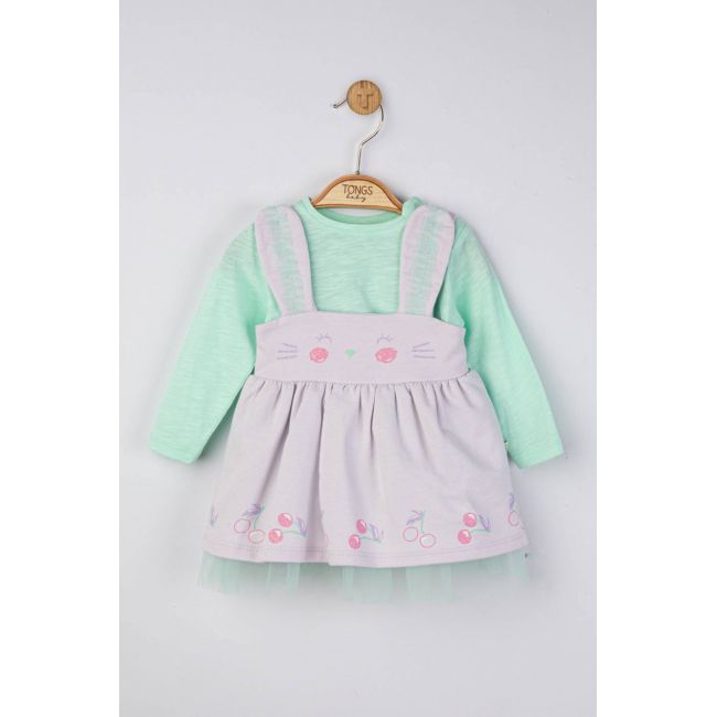 Set rochita cu bluzita pentru fetite Cirese, Tongs baby (Culoare: Galben, Marime: 18-24 Luni) JEMtgs_4212_7
