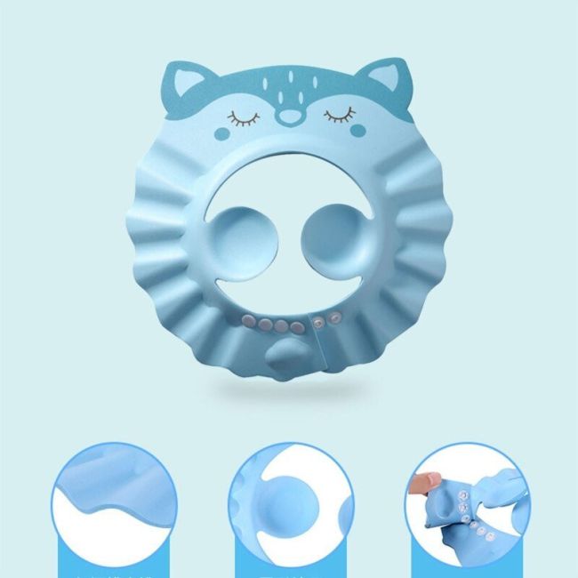 Aparatoare de sampon Pisicuta somnoroasa (Culoare: Bleu) JEMdrl-chps3