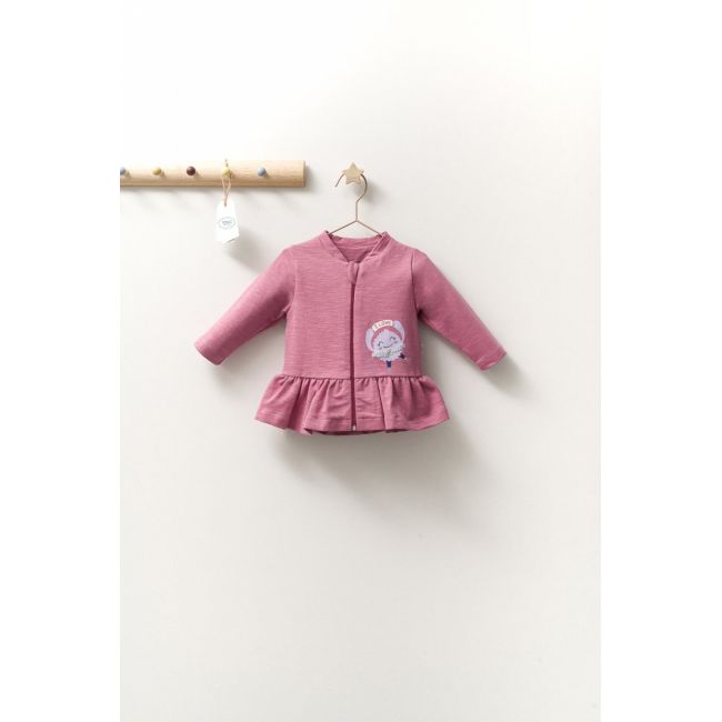 Jacheta subtire pentru copii Monster, Tongs baby (Culoare: Roz inchis, Marime: 6-9 luni) JEMtgs_4419-8