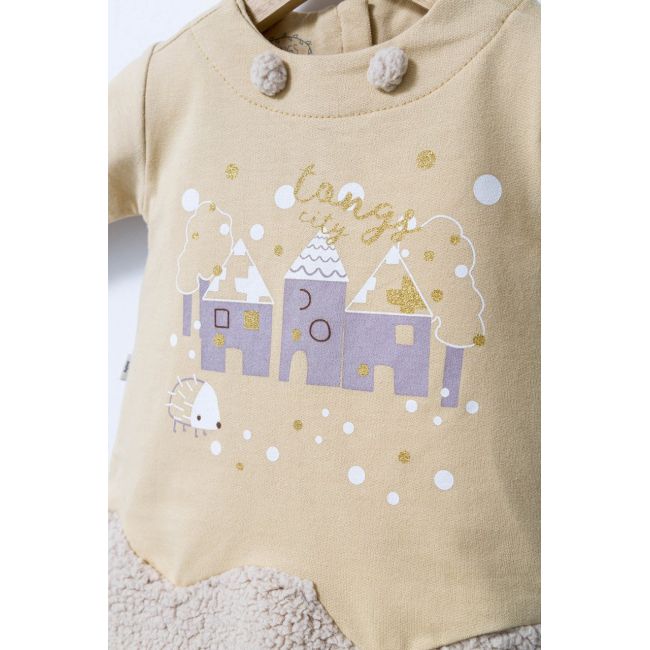 Rochita cu volan pentru fetite Fun Penguin, Tongs baby (Culoare: Gri, Marime: 18-24 Luni) JEMtgs_4569-2