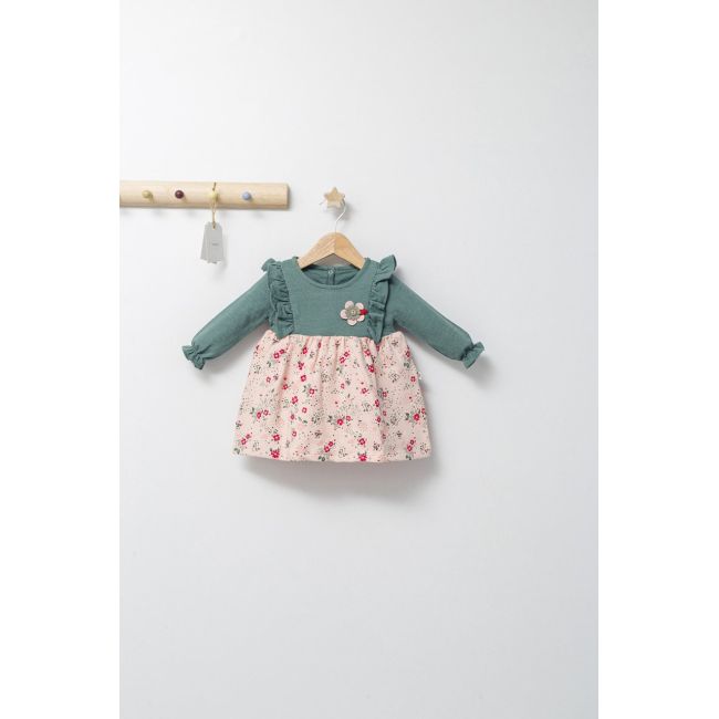 Rochita de fetita Milena, Tongs baby (Culoare: Bleumarine, Marime: 6-9 luni) JEMtgs_3819_8