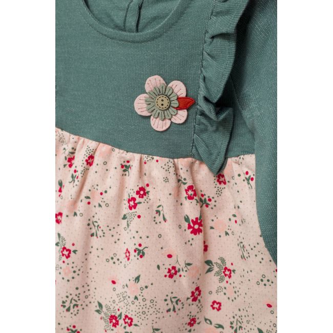 Rochita de fetita Milena, Tongs baby (Culoare: Bleumarine, Marime: 6-9 luni) JEMtgs_3819_8