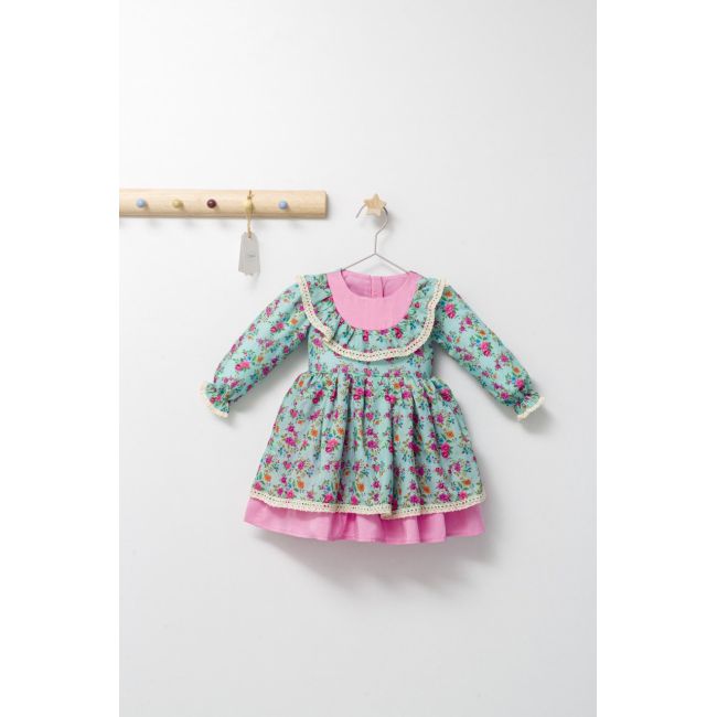 Rochita de fetita Mira, Tongs baby (Culoare: Somon, Marime: 6-9 luni) JEMtgs_3821_13