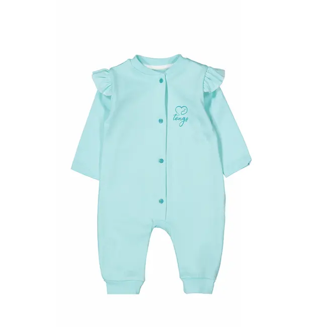 Salopeta cu maneca lunga si volanas nou nascut LILA, Tongs baby (Marime: 3-6 Luni) JEMtgs_3628lila_2