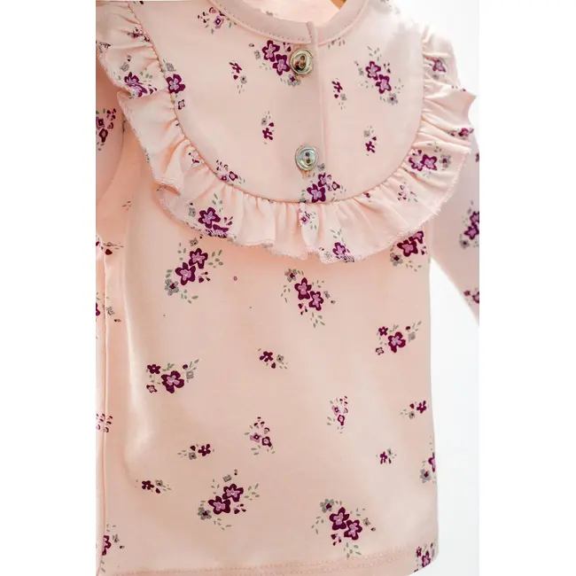 Set elegant cu fustita si bluzita pentru bebelusi Paris Love, Tongs baby (Marime: 18-24 Luni, Culoare: Ecru) JEMtgs_4461-4