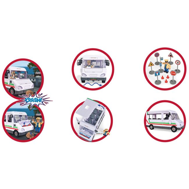 Autobuz simba fireman sam trevors bus cu figurina si accesorii hubs109252573038
