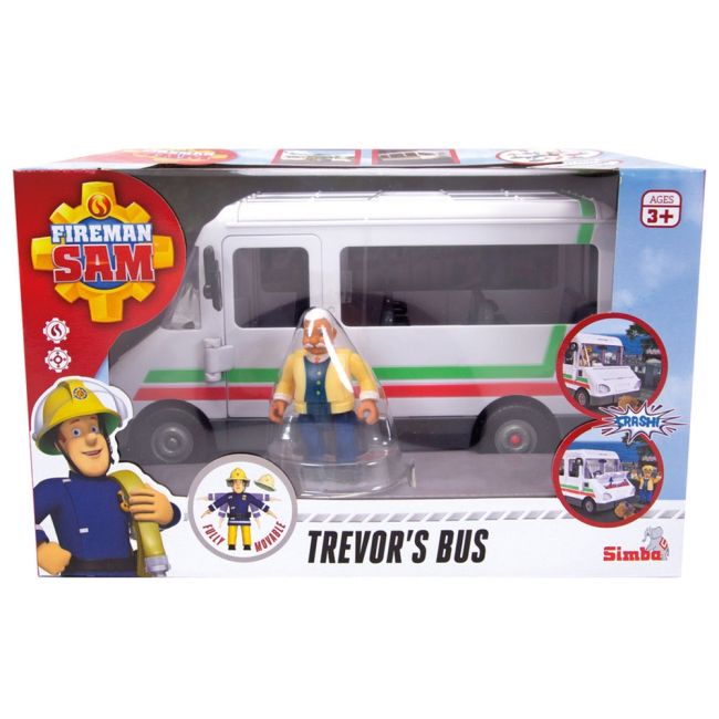 Autobuz simba fireman sam trevors bus cu figurina si accesorii hubs109252573038