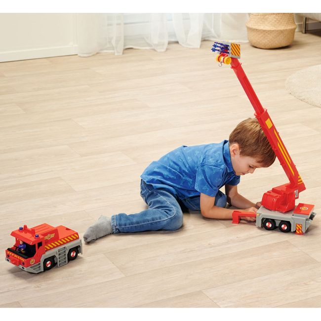 Camion cu macara simba fireman sam rescue crane 2 in 1 hubs109252517038