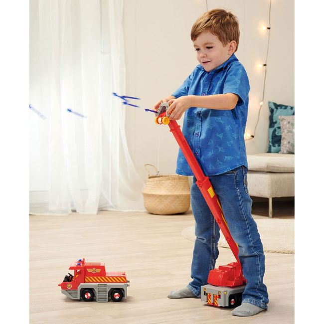 Camion cu macara simba fireman sam rescue crane 2 in 1 hubs109252517038