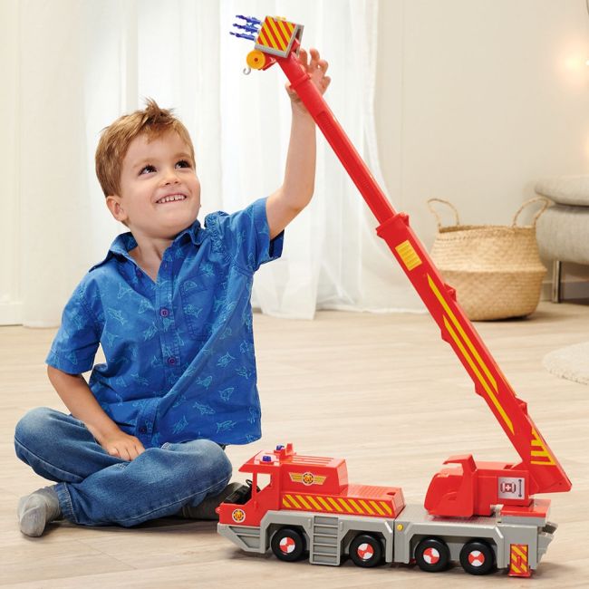 Camion cu macara simba fireman sam rescue crane 2 in 1 hubs109252517038