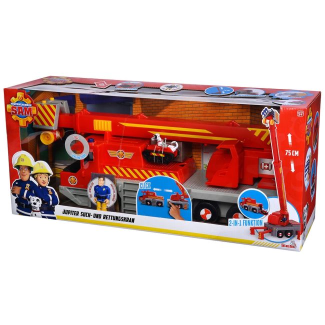 Camion cu macara simba fireman sam rescue crane 2 in 1 hubs109252517038