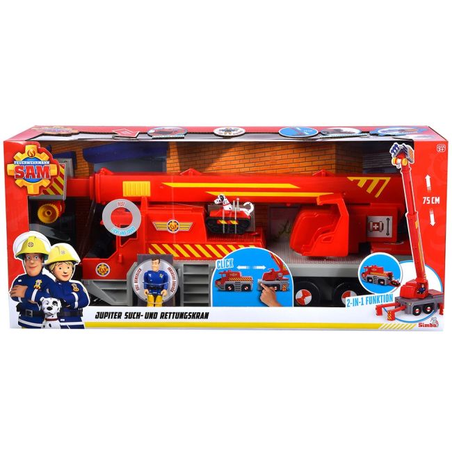 Camion cu macara simba fireman sam rescue crane 2 in 1 hubs109252517038