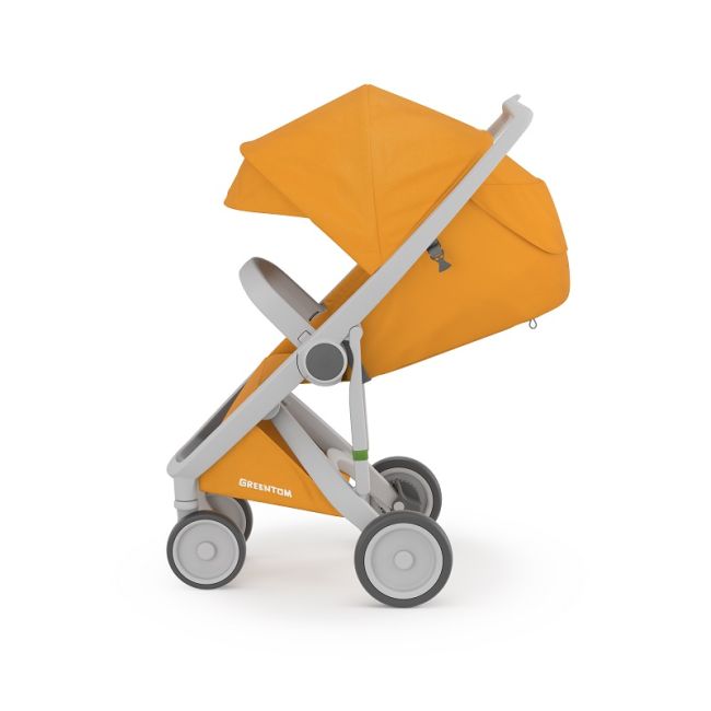 Carucior, Greentom, Classic Upp, 100% Ecologic, Grey Sunflower KRTAFGREYSUNFLOWER