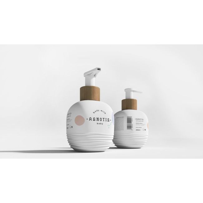 Lapte de corp pentru bebelusi si copii Agnotis 200 ml JEMAgn_milk