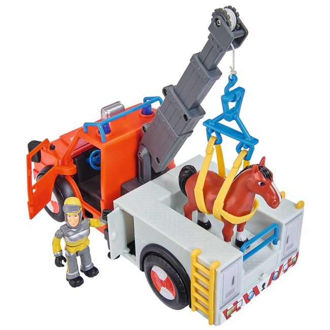 Masina de pompieri simba fireman sam phoenix cu figurina si cal hubs109252575038