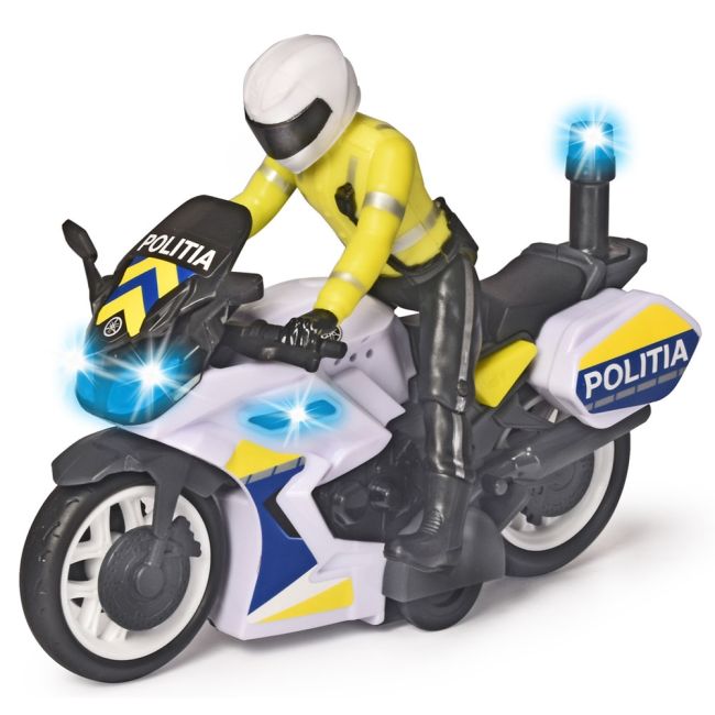 Motocicleta de politie dickie toys yamaha police bike hubs203712018028