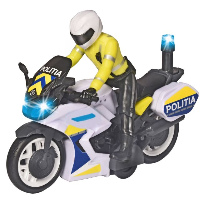 Motocicleta de politie dickie toys yamaha police bike hubs203712018028