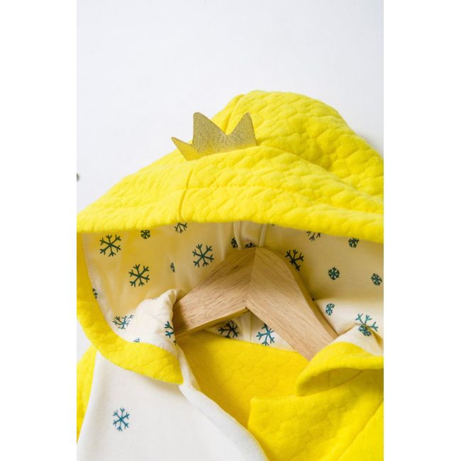 Salopeta pentru bebelusi de iarna Pinguins, Tongs baby (Culoare: Galben, Marime: 6-9 luni) JEMtgs_4531_6