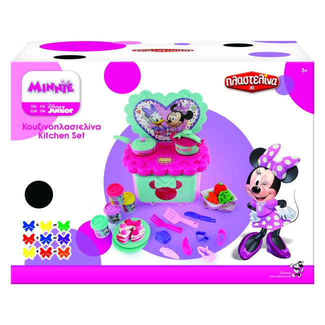 BUCATARIA DE PLASTILINA MINNIE CU ACCESORII VIV1045-03594