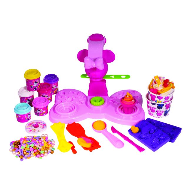 MASINA DE INGHETATA DE PLASTILINA MINNIE CU DECORATIUNI COLORATE VIV1045-03595
