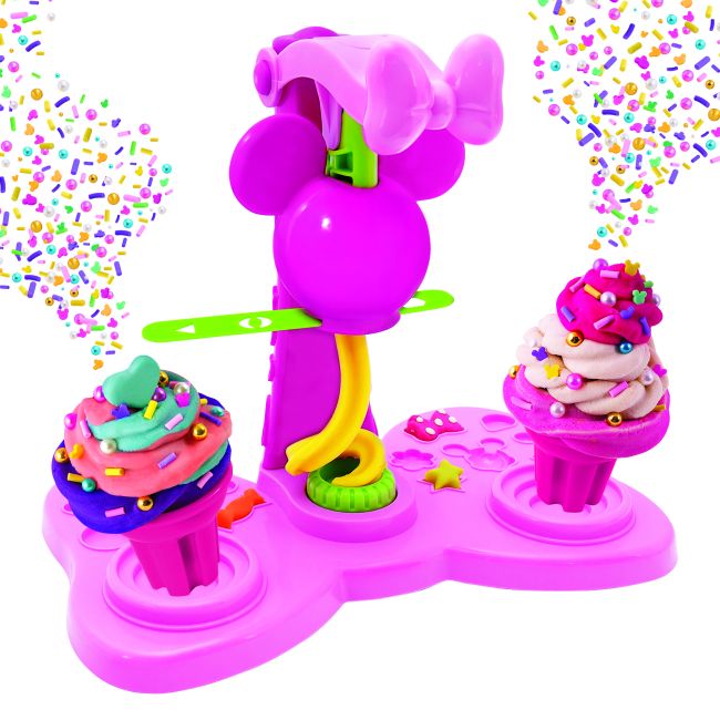 MASINA DE INGHETATA DE PLASTILINA MINNIE CU DECORATIUNI COLORATE VIV1045-03595