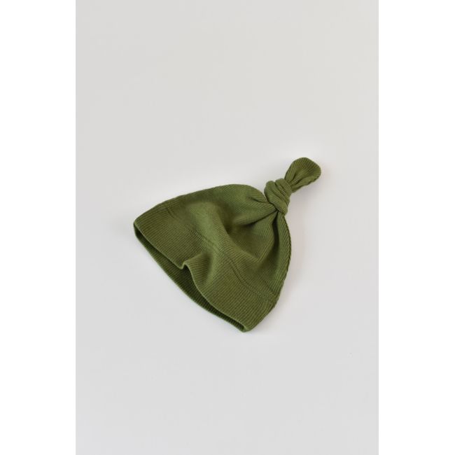 Set 3 piese: body cu maneca lunga, panataloni lungi si caciulita din bumbac organic si modal - Verde, Baby Cosy (Marime: 6-9 luni) JEMBC-CSYM22512-6