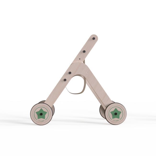 Carucior pentru papusi si antepremergator din lemn 2 in 1 MamaToyz JEMMtyz_stroller
