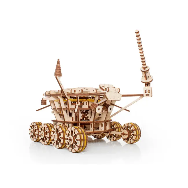 Puzzle 3D cu mecanism, din lemn, LUNOKHOD, 424 piese, EWA KDGEWA00149
