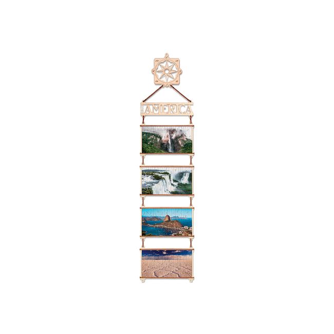 Puzzle 3D din lemn, SOUTH AMERICA, 118 piese @ EWA KDGEWA00145