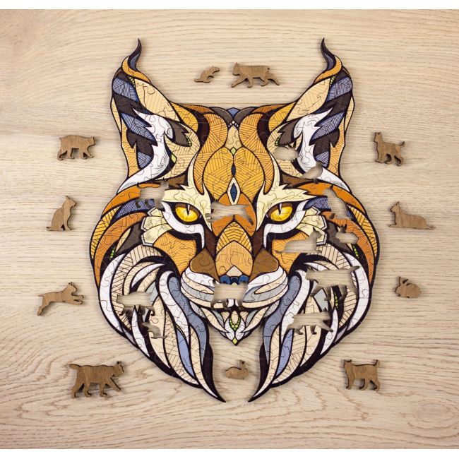 Puzzle din lemn, LYNX, 139 piese @ EWA KDGEWA00116