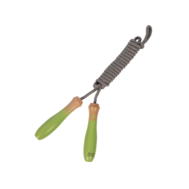 Coarda sarit cu manere din lemn FSC, 3+ verde pal, MAMAMEMO KDGAS85334