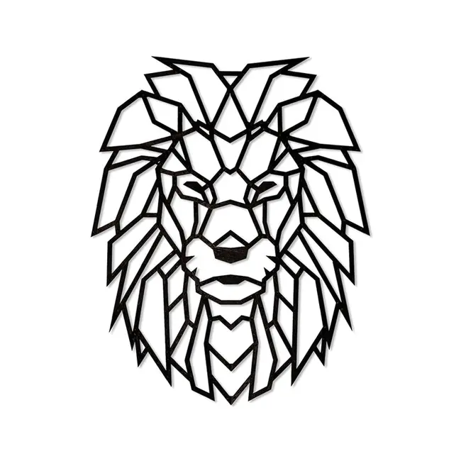 Puzzle 3D decorativ LION din lemn 250 piese @ EWA KDGEWA00076