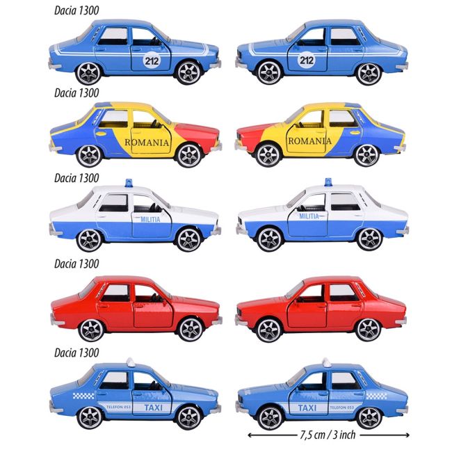 Set majorette dacia 1300 cu 5 masinute hubs212053165sro
