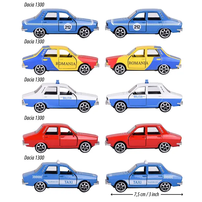 Set majorette dacia 1300 cu 5 masinute hubs212053165sro