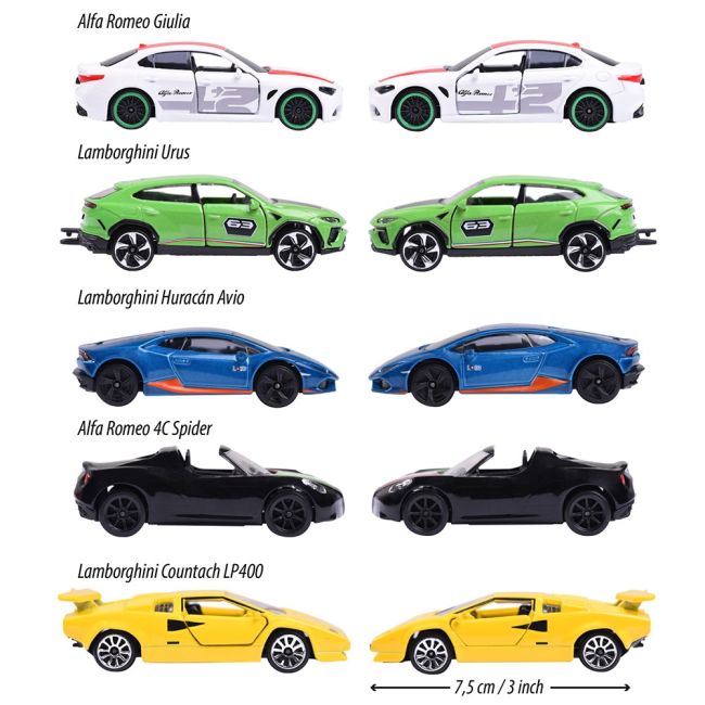 Set majorette dream cars italy cu 5 masinute din metal hubs212053178