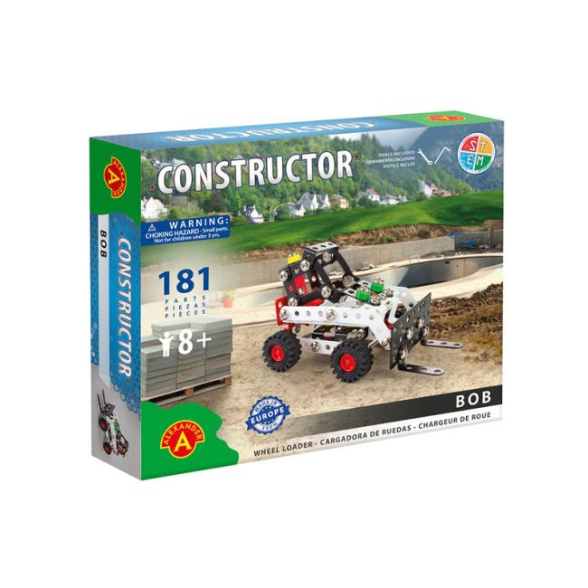 Set constructie 181 piese metalice Constructor Bob Incarcatorul frontal, Alexander KDGAXCONS-1642