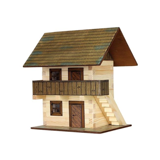 Set constructie arhitectura Granar, 126 piese din lemn, Walachia KDGWLMK06