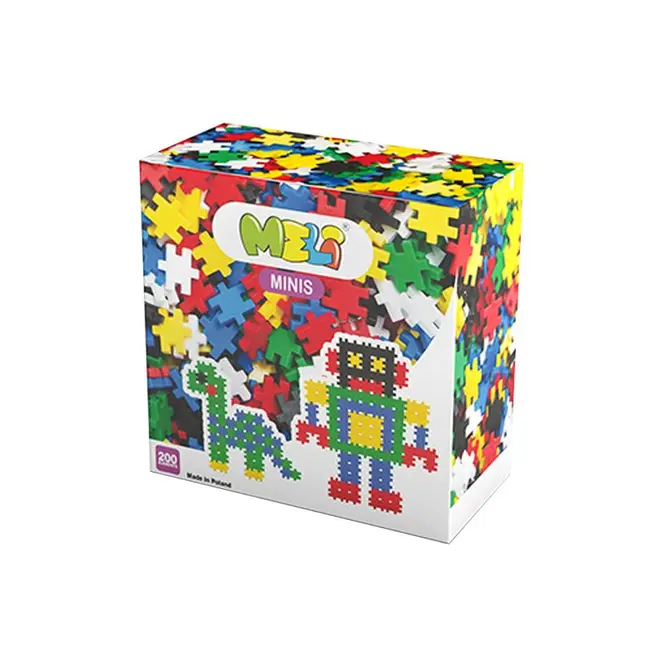 Set creativ de constructie, Minis 200 piese, Meli KDGML50300